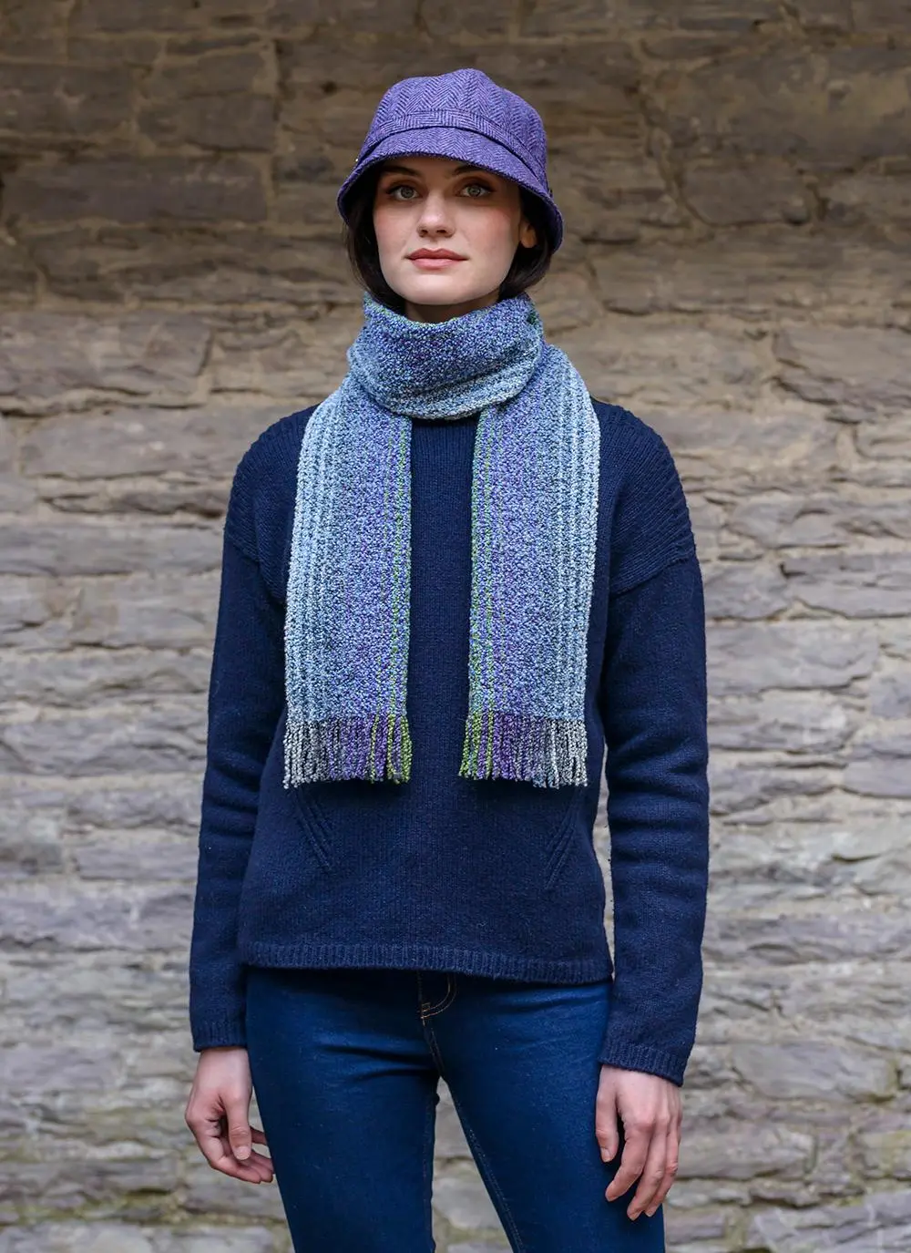 Mucros Wool Cashmere Skellig Scarf